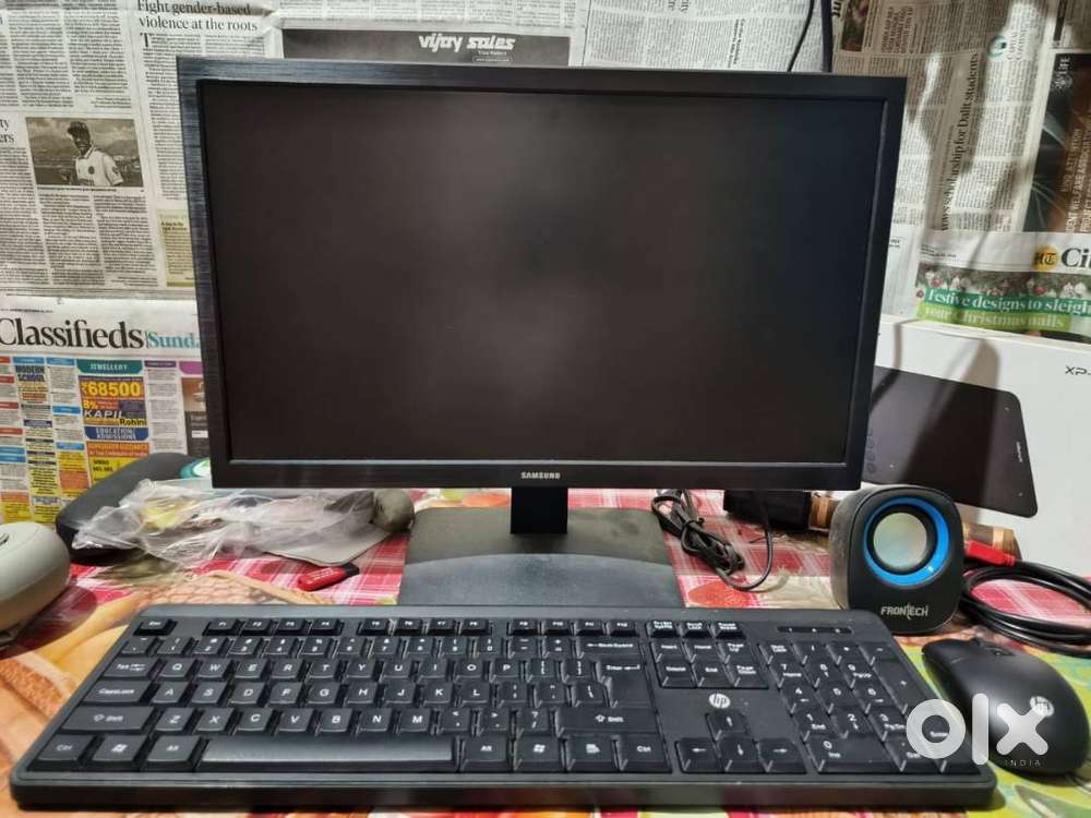 19inc SAMSUNG Monitor,ATX cabinet,600VA UPD Fromtech, Keyboard+Mouse,