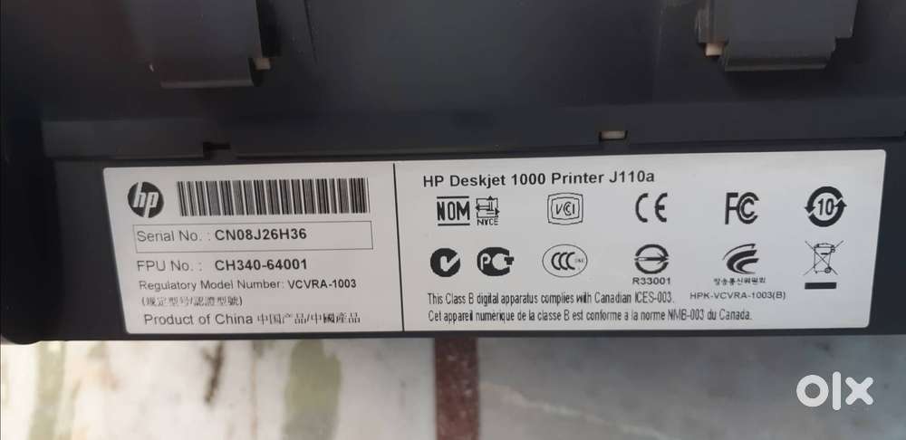 HP deskjet 1000 Printer J110a