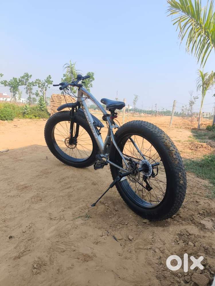 Bicycle with big tyres , 3months old , price negotiable