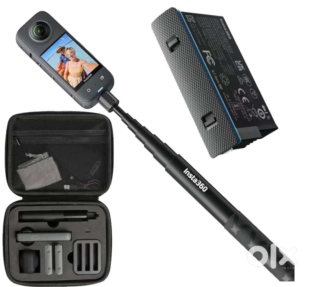 Insta 360 X3 with all accessories