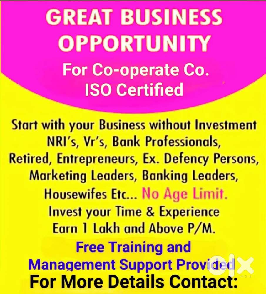 Job for sales & marketing experience or fresher