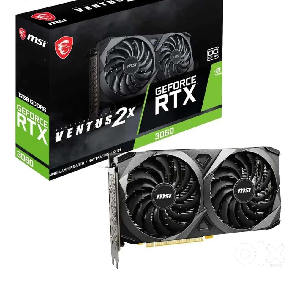 MSI GeForce RTX 3060 Ventus 2X 12G OC GDDR6 12 GB Gaming Graphics Card