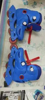 Decathlon skate for kids age 8-12 years with guards n helmet