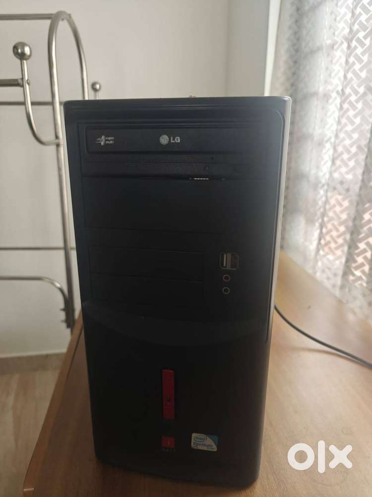 Working Desktop CPU  Pentium Dual Core  4GB RAM  Foxin Motherboard