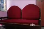 Pure teak wood 3 seater sofa (handmade)