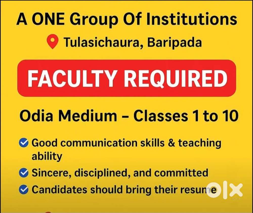 A ONE Group of Institutions – Faculty Recruitment