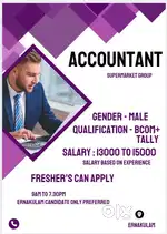 ACCOUNTANT VACANCY MALE