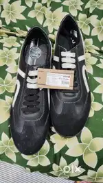 SPYKAR BLACK SHOES || Leather sneakers