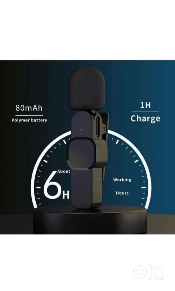 K9 Wireless Microphone (Dual Mic Set)  For iPhone & Type-C Phones.