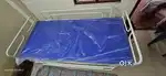 Hospital bed with mattress