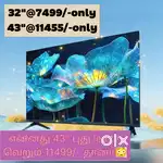 Chennai shop; sony new 43 inch smart Android led tv @11545