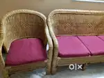 Bamboo cane sofa set 7years old fr sale