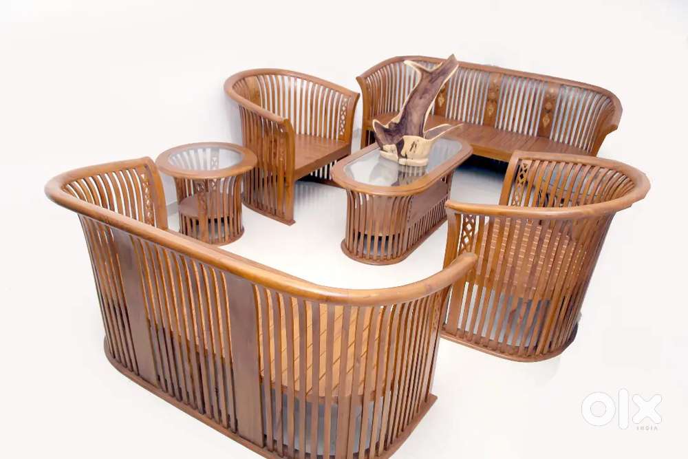 Teakwood Garden sofa set 3+2+1+1 with GST bill