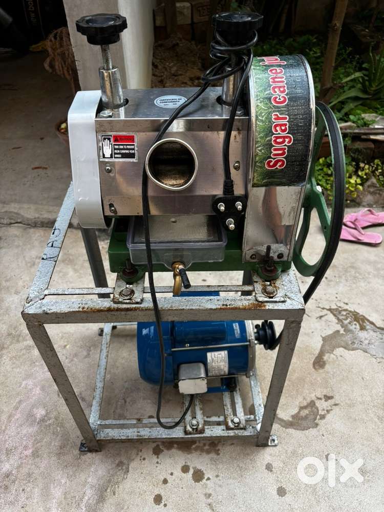 Sugarcane Juice Machine – 6 Months Old  Unused  1.5HP Crompton Motor