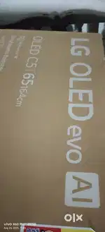 Brand new LG oled C5 2025 model purchasing date 18/8/2025 Aditya visio
