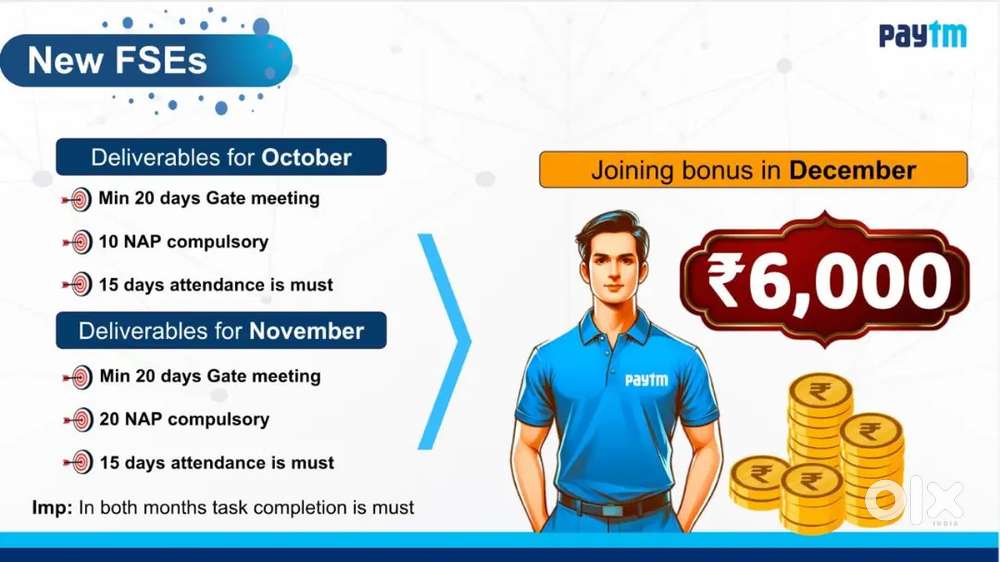 Paytm Field Sales Executive in Vijay Nagar