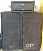 one Ahuja 500watts like brand new amplifier and Bimbra 1500 speakrs