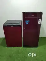 Whirlpool 190ltrs maroon colour and Whirlpool 6.2kg white magic top.