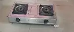 2 Burner Stainless Steel Manual Gas Stove. LPG. ISI marked.