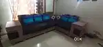 L shape sofa set in very good condition
