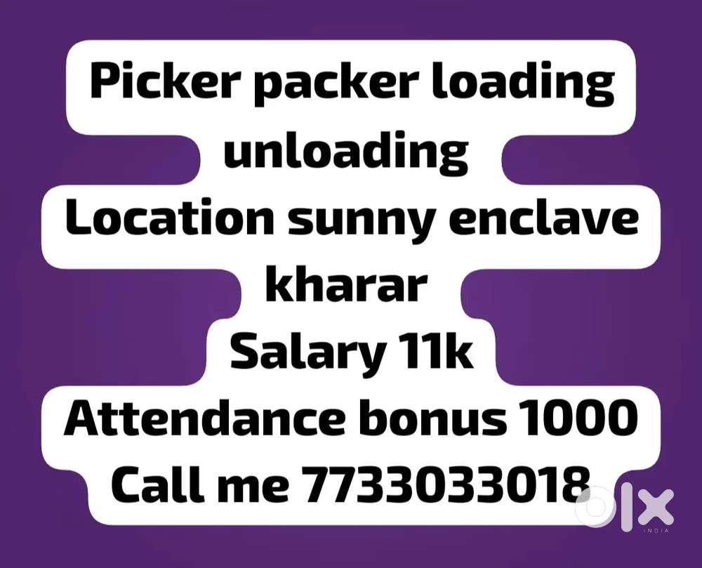 Picker packer loading unloading sunny enclave kharar