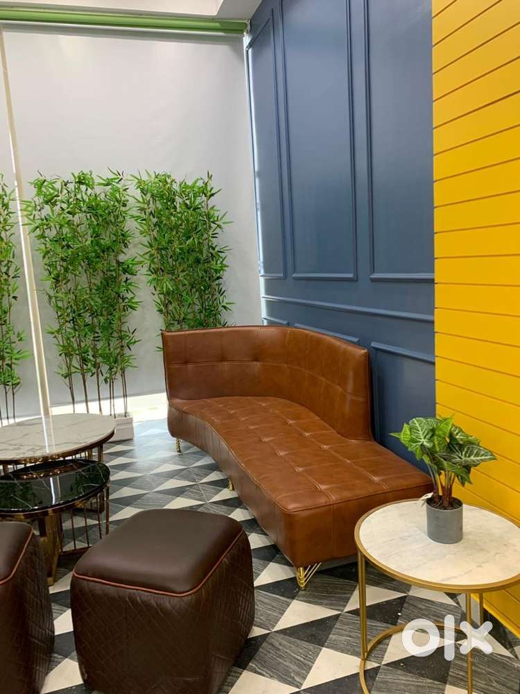 Leathrette sofa