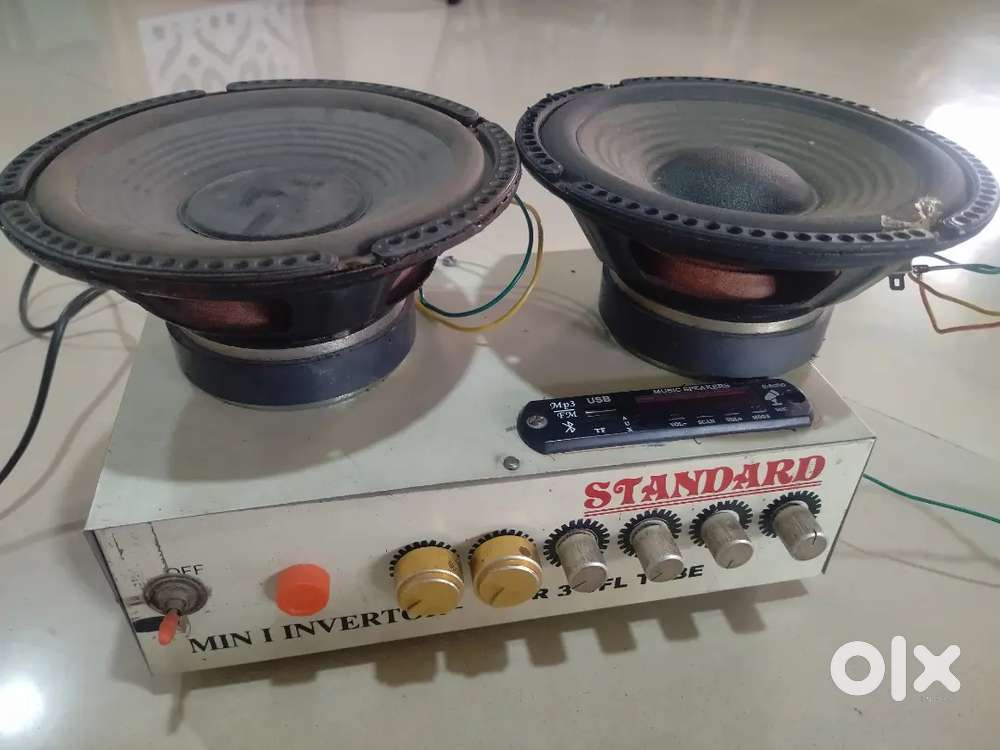 For Sell Amplifier 100 watt with 6 inches 2 woffer speaker