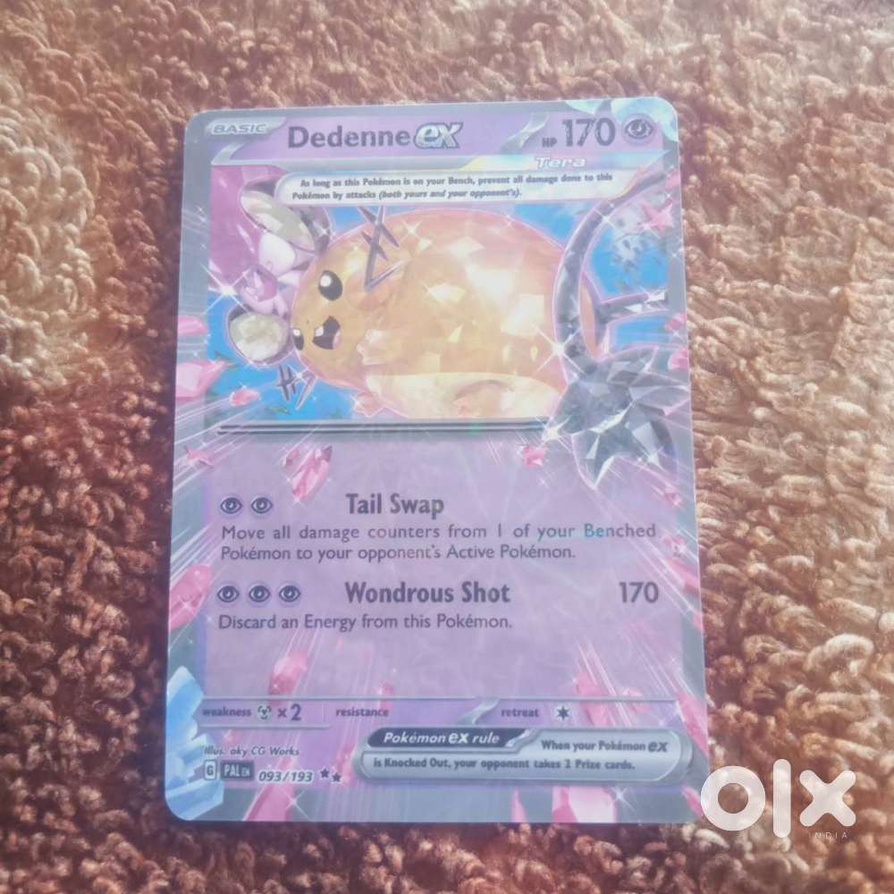 Basic Dedenne EX(Pokemon card)