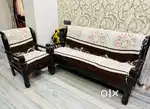 Sofa Set With Centre Table & TV Cabinet