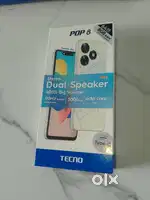 Tecno pop 8 4gb / 64 gb. 1.5 year old phone 4g Volte.