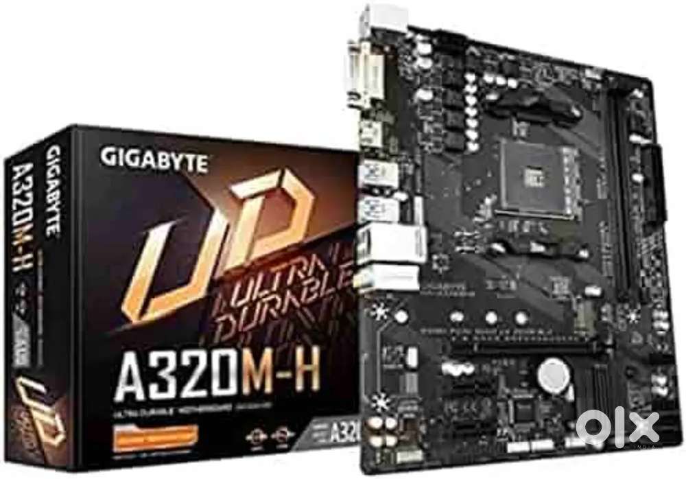 A320 motherboard Ryzen 5 1500x 4 gb ram gt710 zotac graphic card
