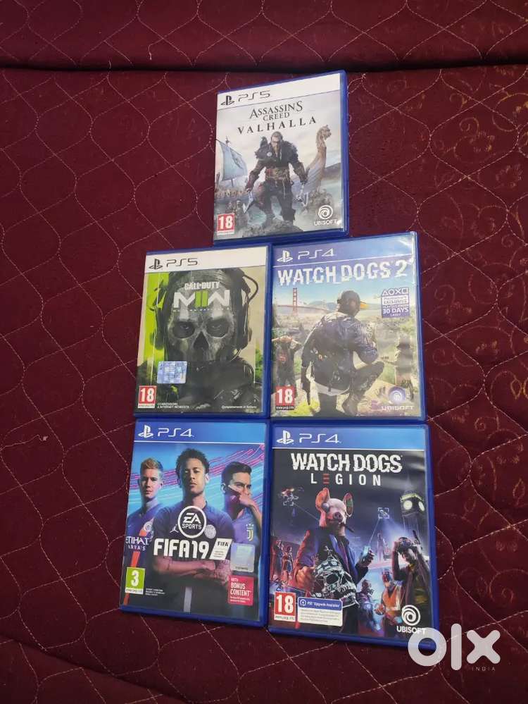 PS4 and PS5 games(Pre Owned)