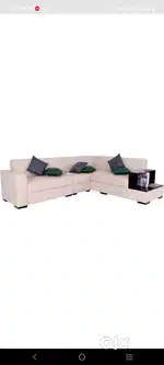 6 seater solid saagi wood sofa