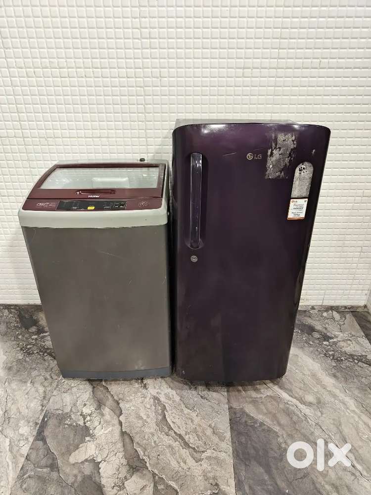 Id 6262 Lg single door and haier topload