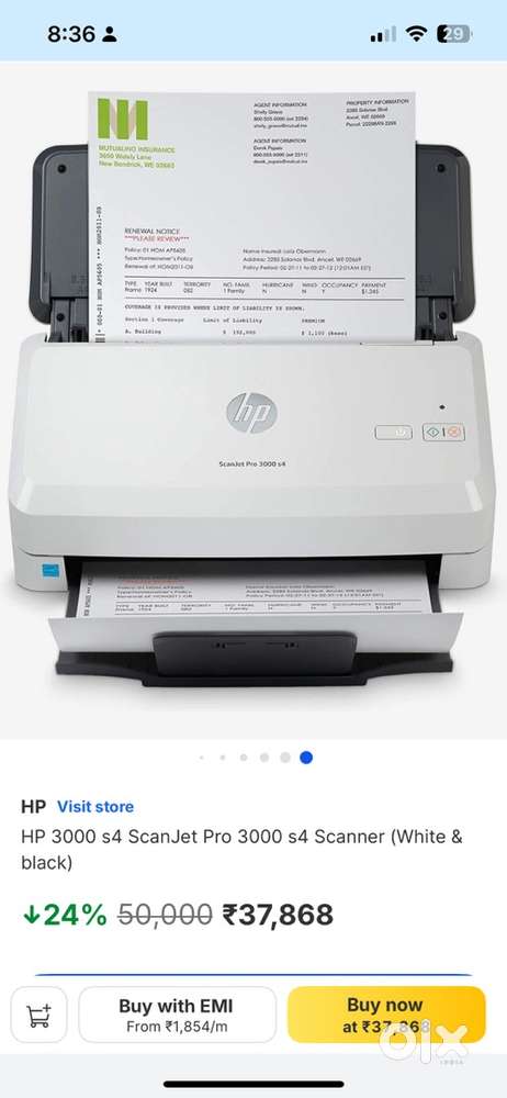 Hp scan jet pro 3000 S4