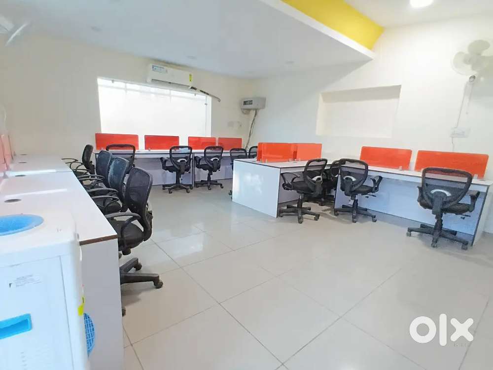 Fully furnished 16 seater office with boss cabin for rent phase 8b