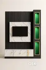 Khwaja Furniture. Stylish TV unit. Bajaj finance available