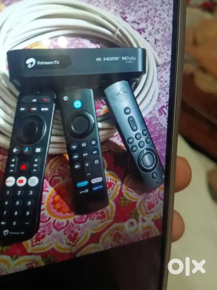 Remote and dish TV remote and DVD