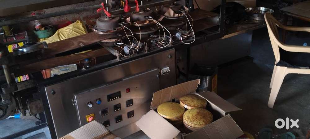 Flat bread crisp cracker (khakhara) machine