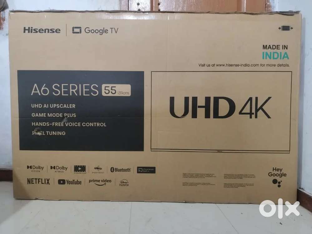 55 Hisense 4k TV
