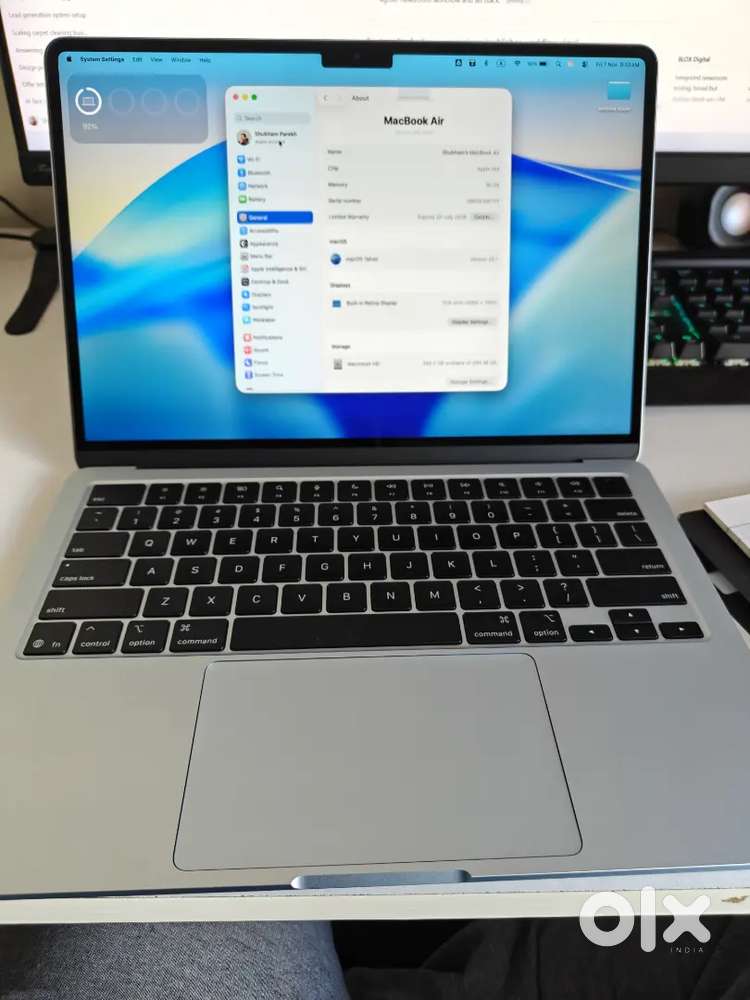Macbook Air M4 512GB 4 months old for sale