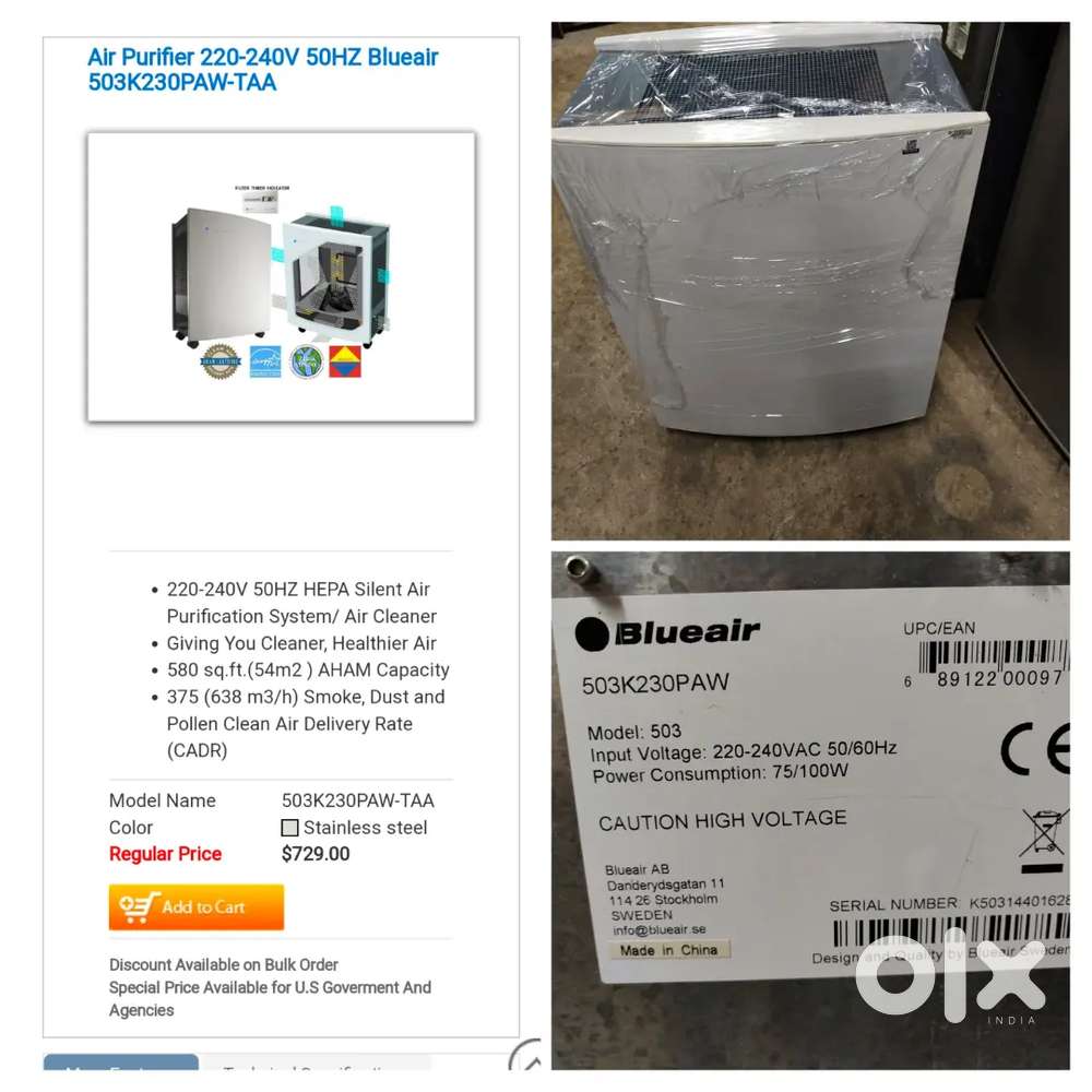 Blueair air purifier