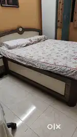 Double bed with mattress