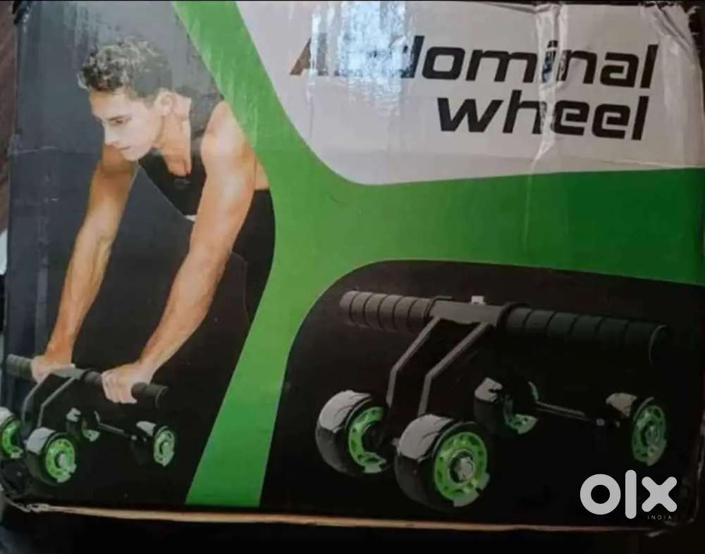 Box packed Branded Abdominal wheel for excercise of flat stomach