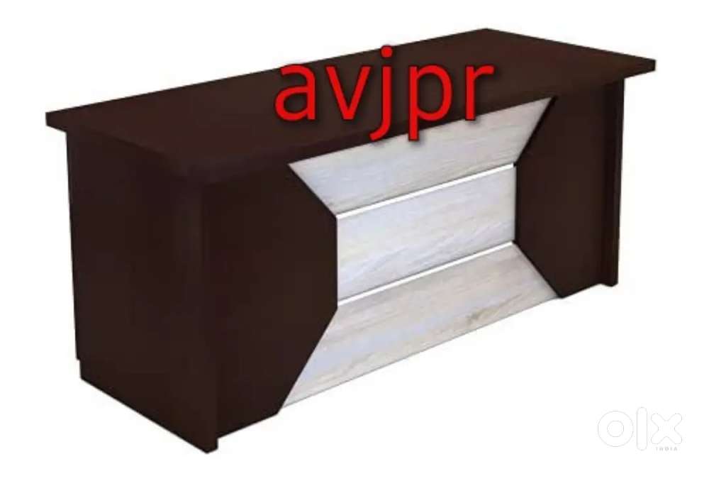 New full size wooden office table with front designer office furniture