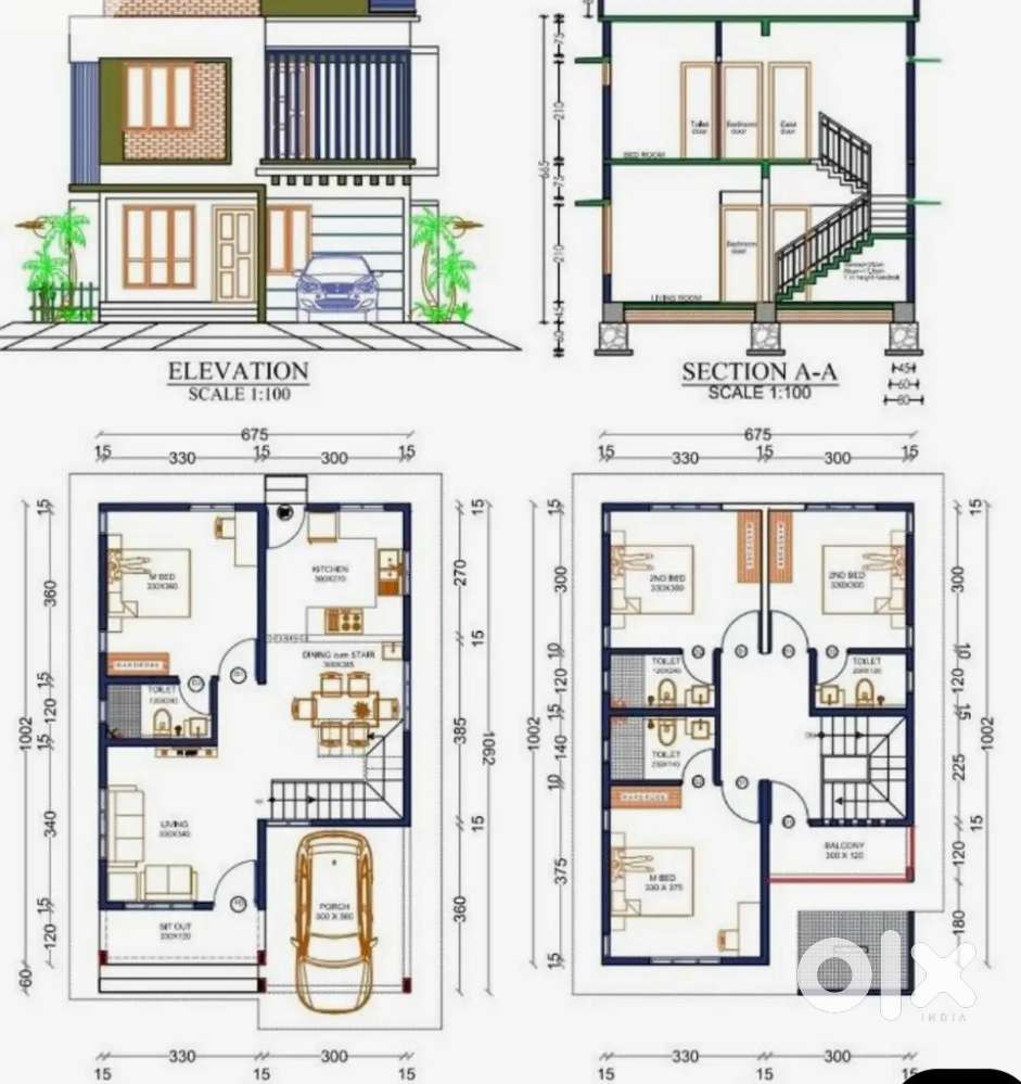 2d autocad drawing