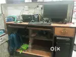 Computer table or glass counter