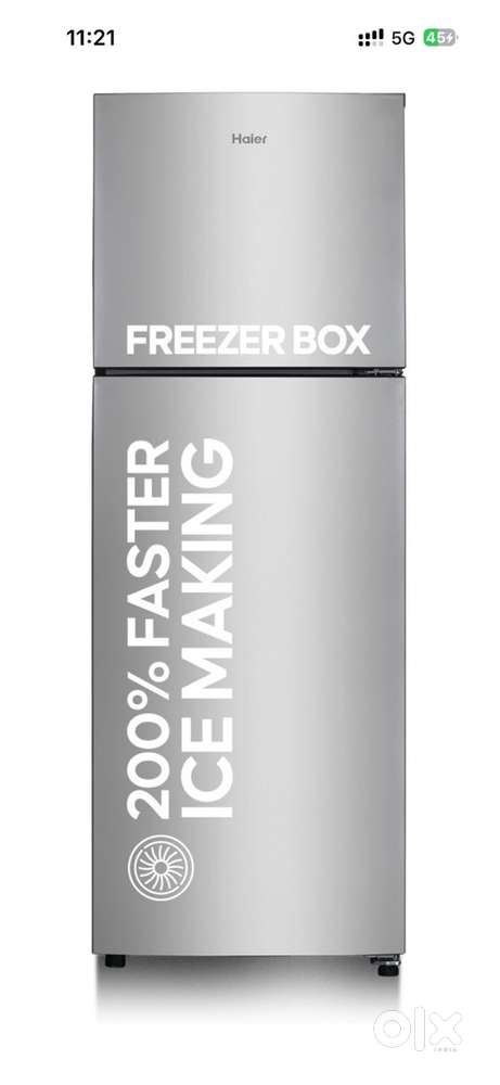 Urgent Sale, New! Haier 240L Frost Free Double Door Fridge