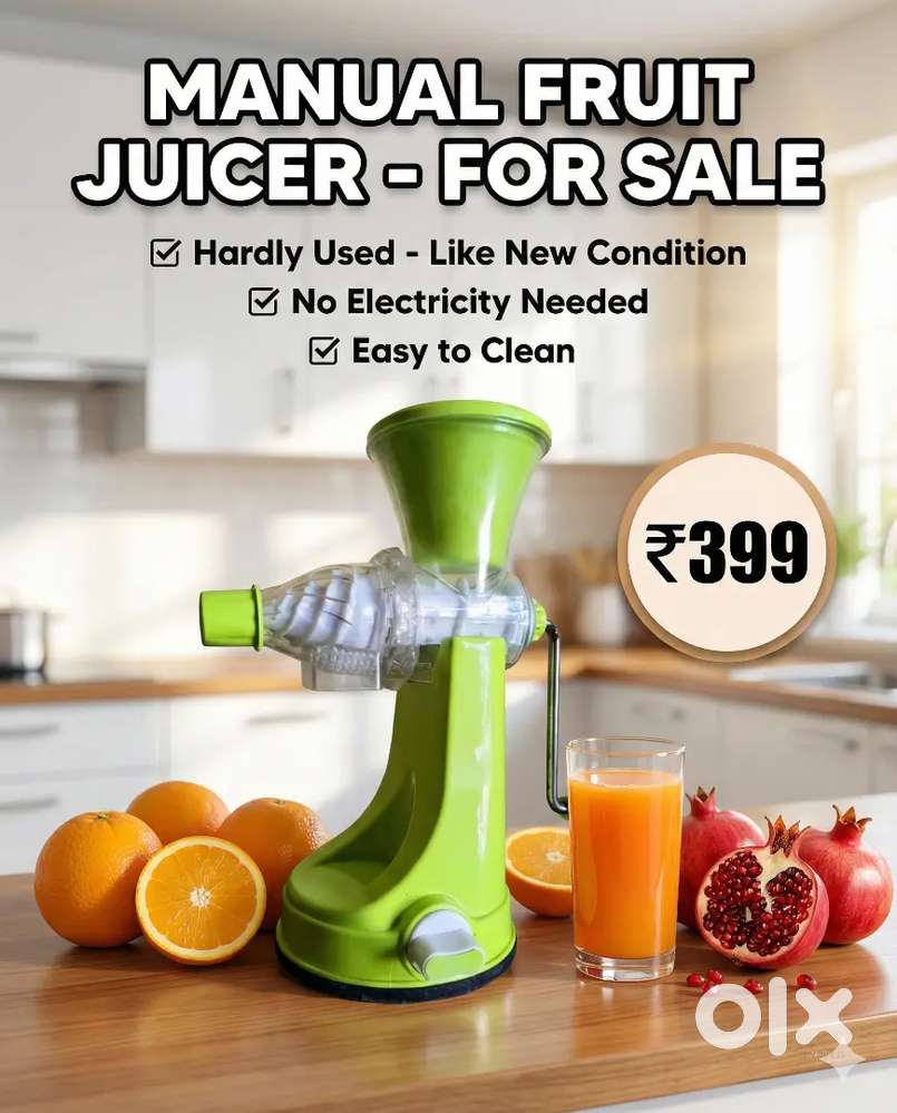 Mannual Fruits juicer