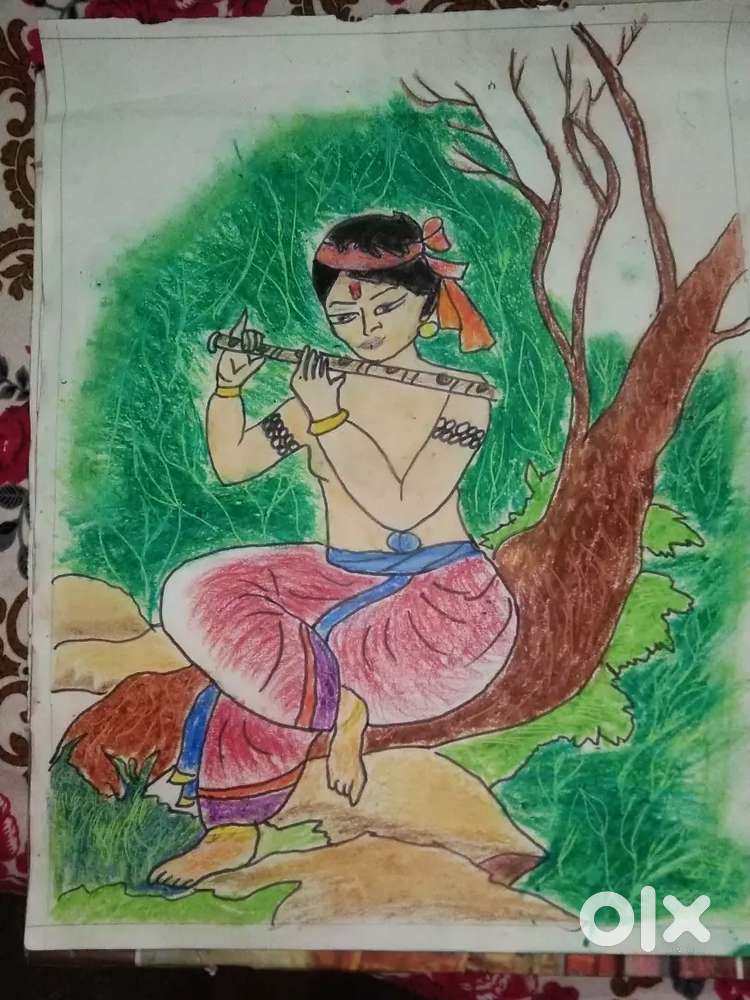 My art kirshna ji painting